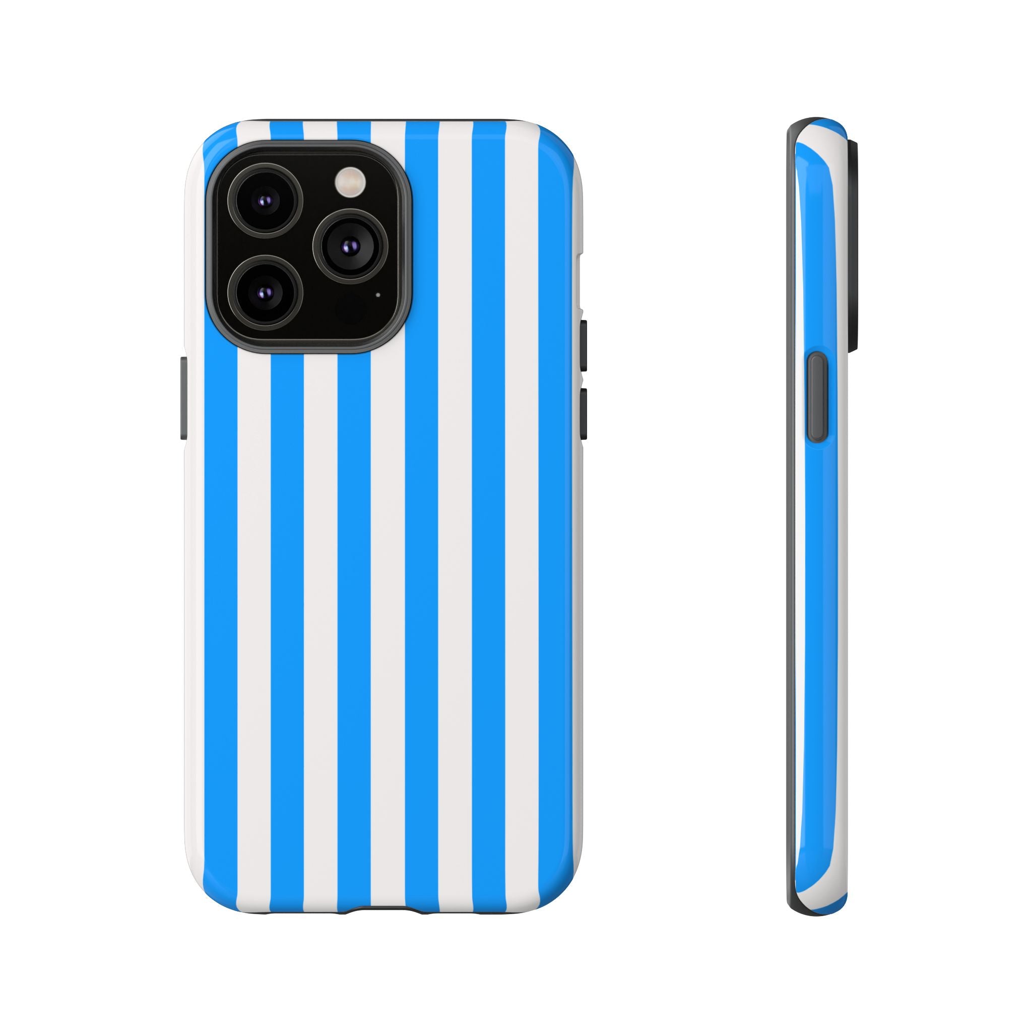 Blue & White Striped Case