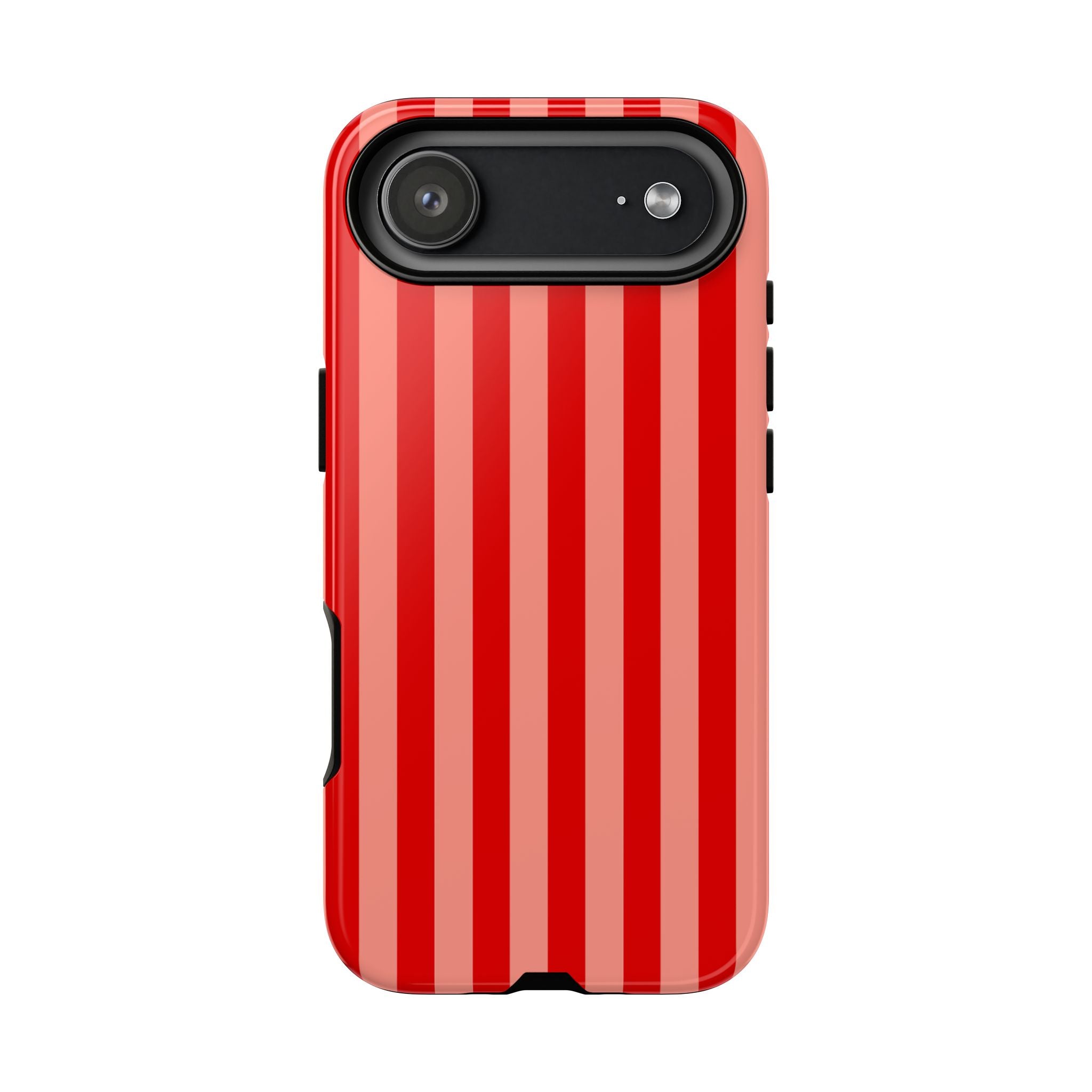 Red & Pink Striped Phone Case