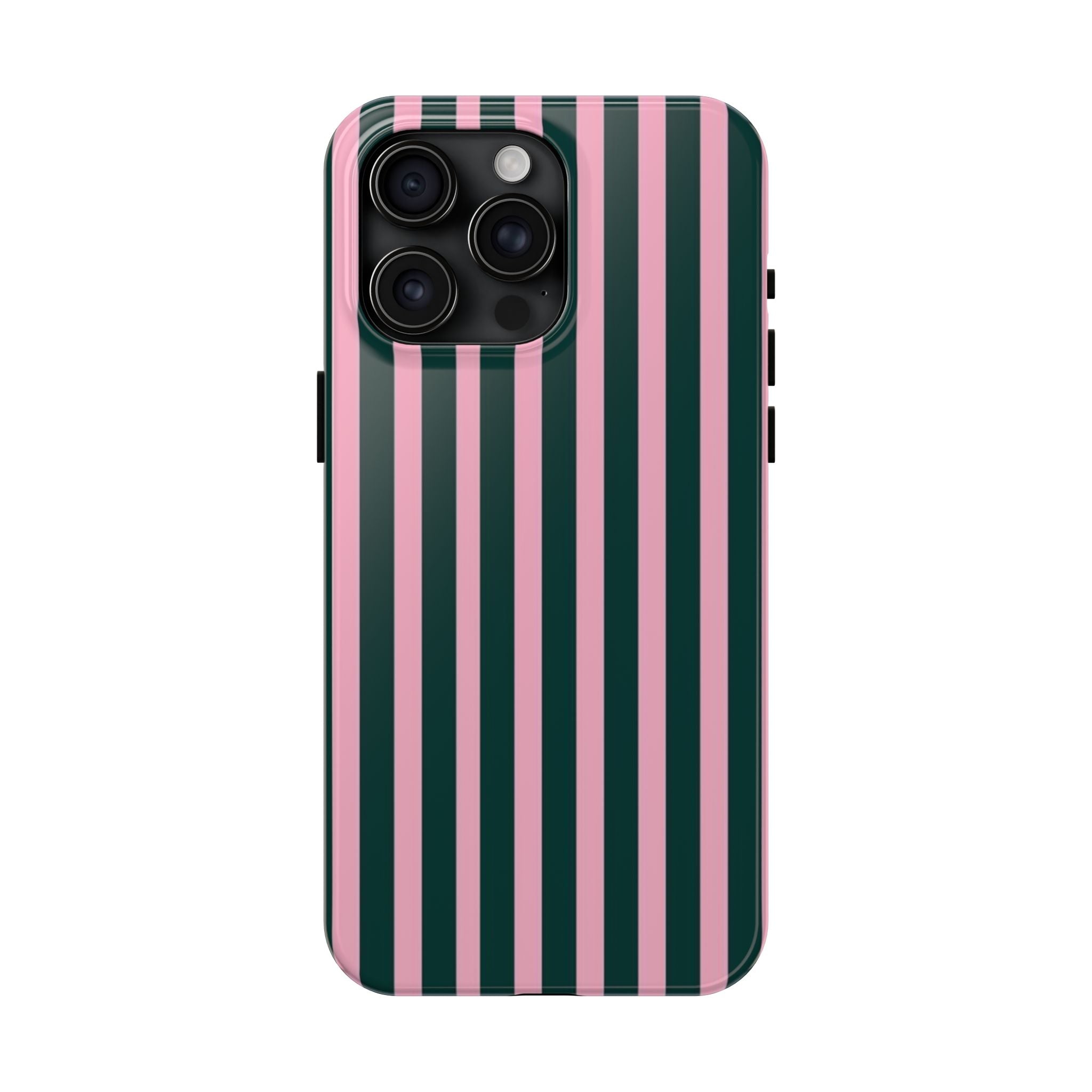 Pink & Green Striped Case