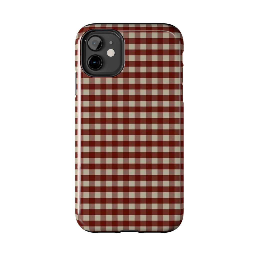 Red Plaid Case