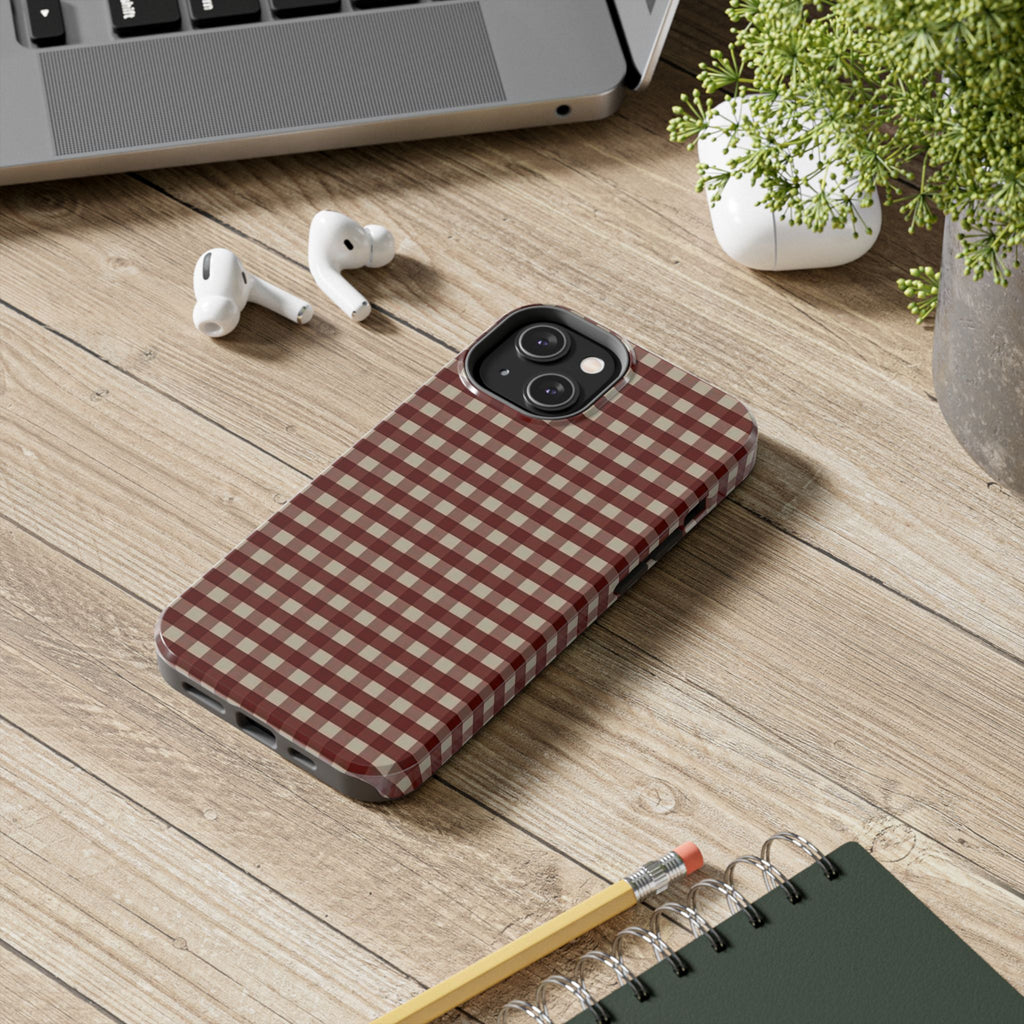 Red Plaid Case