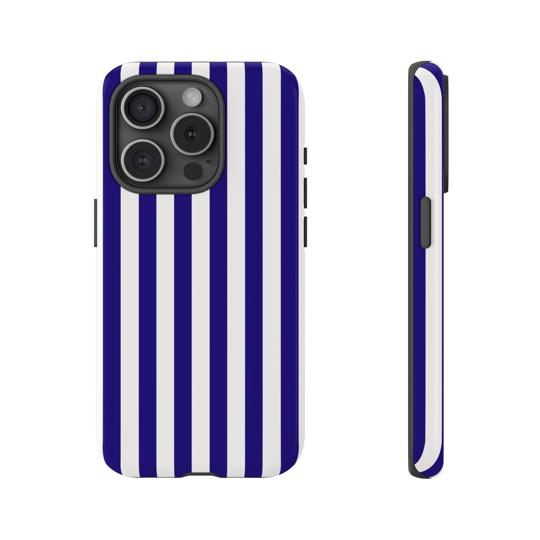 Navy & White Striped Case