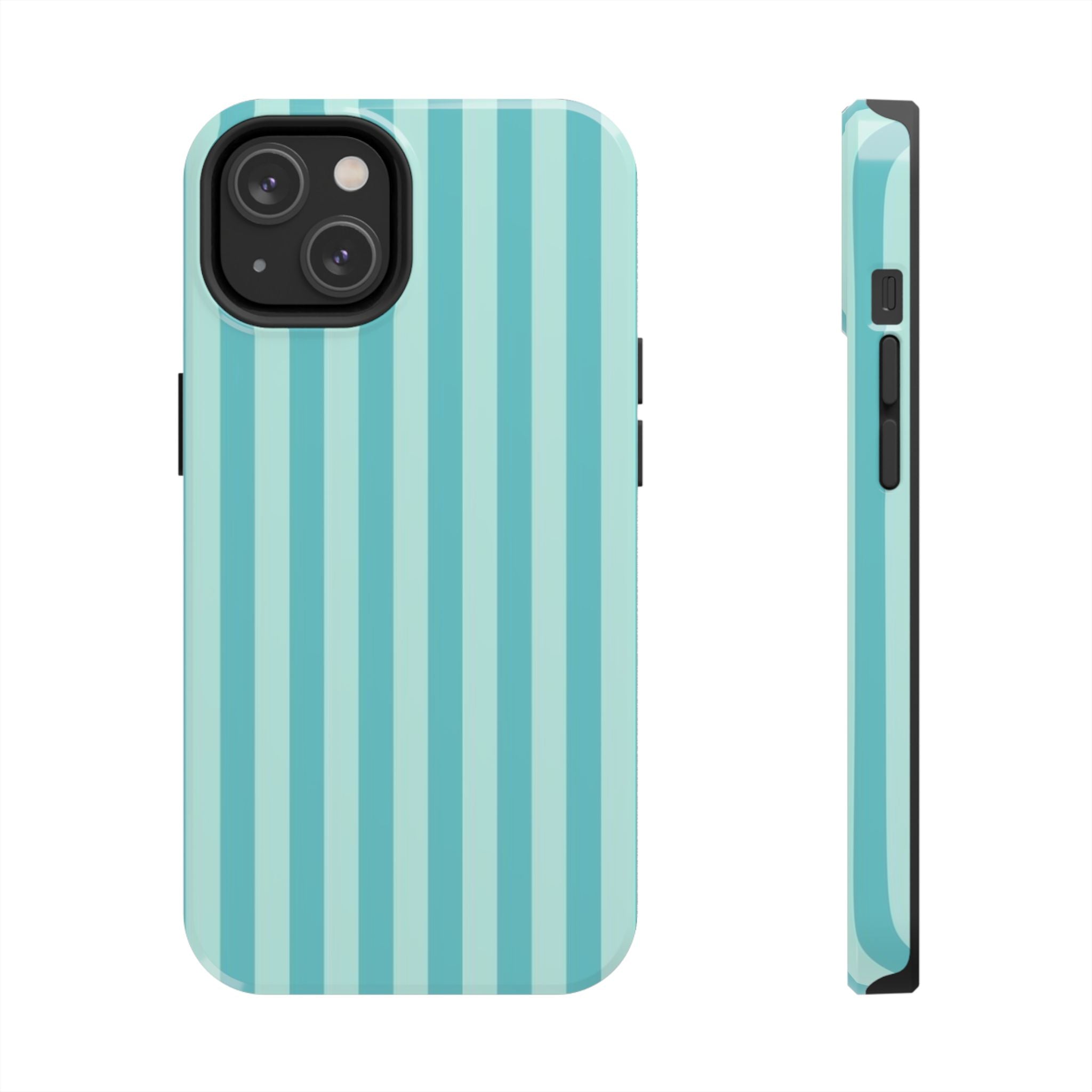 Light Blue & Teal Striped Case