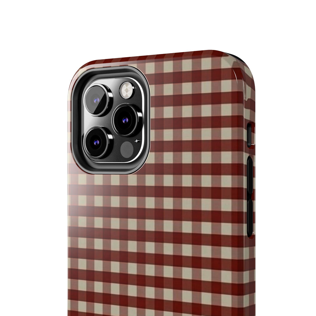 Red Plaid Case